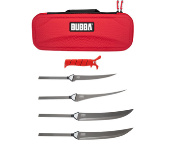 Bubba Multi-Flex Interchangeable Fillet Knife Set - Includes 4 Blades