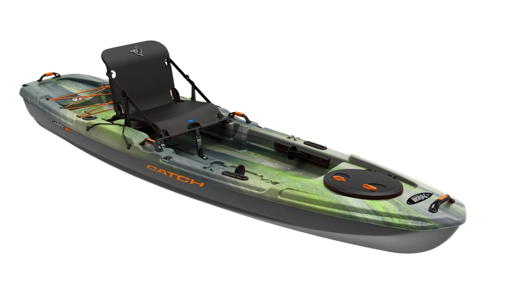 Pelican Catch Classic 120 Fishing Kayak Grey Great Lakes Outfitters