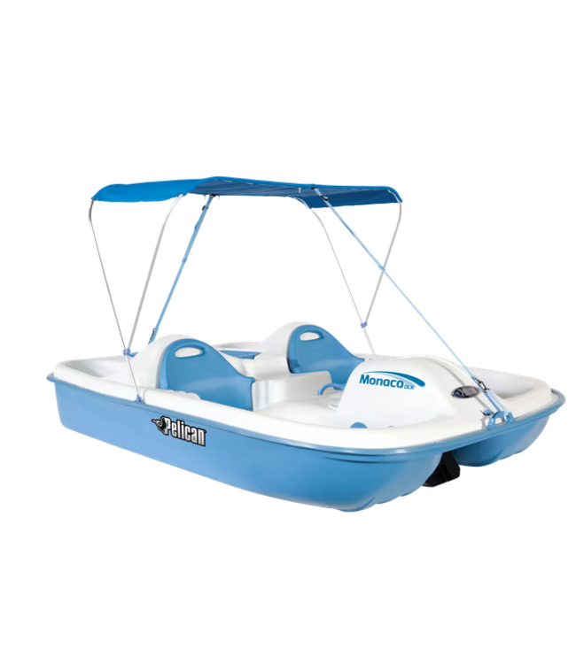 Pelican Pelican Monaco DLX Angler Pedal Boat - Cyan / White