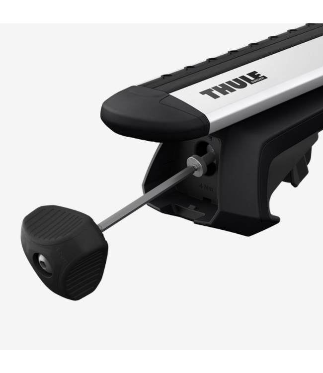 Thule Thule Evo Raised Rail Foot For Vehicles 4 - Pack Black