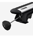 Thule Thule Evo Raised Rail Foot For Vehicles 4 - Pack Black