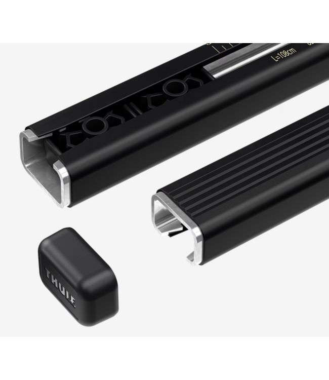 Thule Thule SquareBar Evo 118 cm Roof Bar 2-Pack - Black