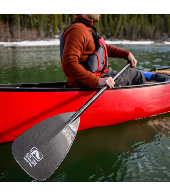 Aqua Bound Bending Branches Black Pearl 100% Carbon Canoe Paddle - Straight