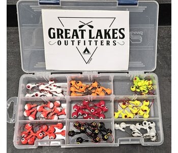 Ball Jig Kit 1/4oz. - 9 Assorted Colors - 90/pack