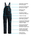 Whitewater Whitewater Great Lakes Pro Fishing Rain Bibs