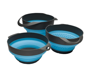 SOL Flat Pack Bowls & Strainer Set