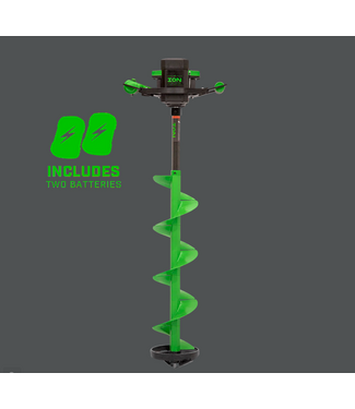 Ion Ion Alpha Plus 8"  40V-4amp Composite Auger with 2 Batteries