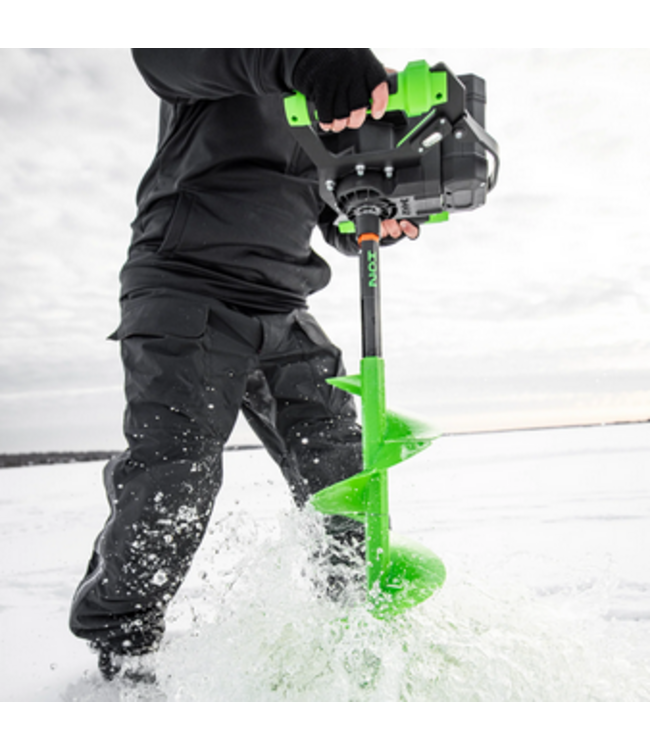 Ion Ion Alpha Plus 8"  40V-4amp Composite Auger with 2 Batteries