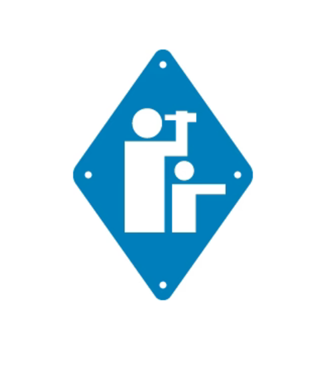 Chrismar Lookout/Viewpoint Sign - Blue Diamond
