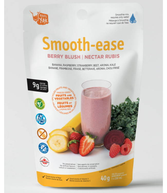 Happy Yak Happy Yak Smooth-Ease Berry Blush (Vegan, Gluten Free, Lactose Free)