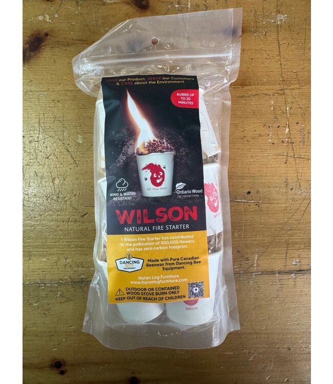 Huron Log Furniture Wilson Natural Fire Starter - 6pk