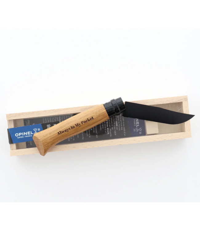Opinel Opinel No.08 Black Oak Folding Knife