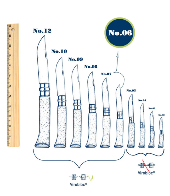 Opinel Opinel No.06 Stainless Steel Folding Knife