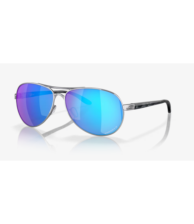 Oakley Oakley Feedback Polished Chrome W/Prism Sapphire Polarized Lens