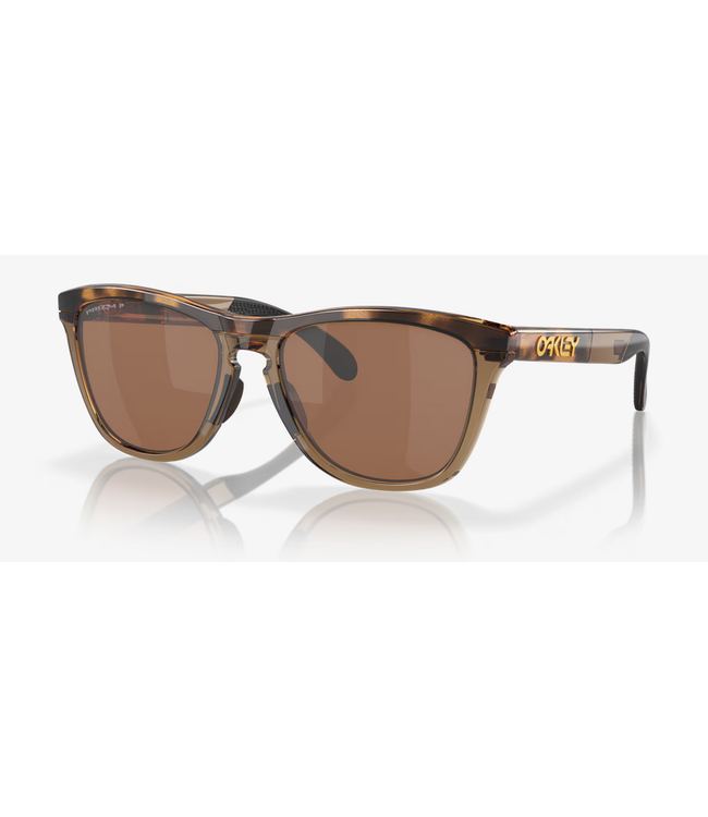 Oakley Oakley Frogskins Brown Tortise Brown Smoke w/Prism Tungsten Polarized Sunglasses