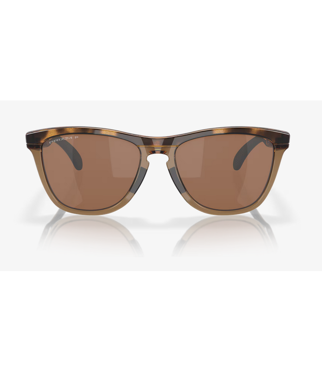 Oakley Oakley Frogskins Brown Tortise Brown Smoke w/Prism Tungsten Polarized Sunglasses