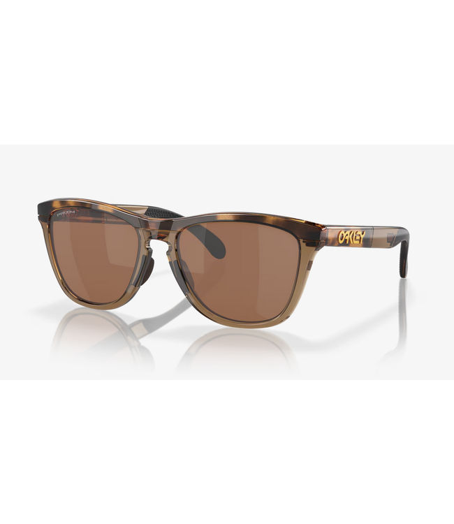 Oakley Oakley Frogskins Brown Tortise Brown Smoke w/Prism Tungsten Polarized Sunglasses