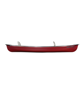 Pelican Pelican Canoe Explorer 14.6 DLX  - Burgundy Red / Tin Grey Folding Seat