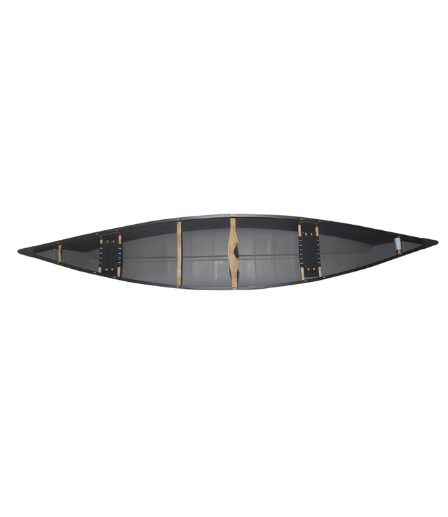 Scott Canoe Abitibi & co. - Scott Canoe - Kevlar Prospector 16' Light Blue with Kevlar Skid Plate, Kneeling Thwart & Gelcoat