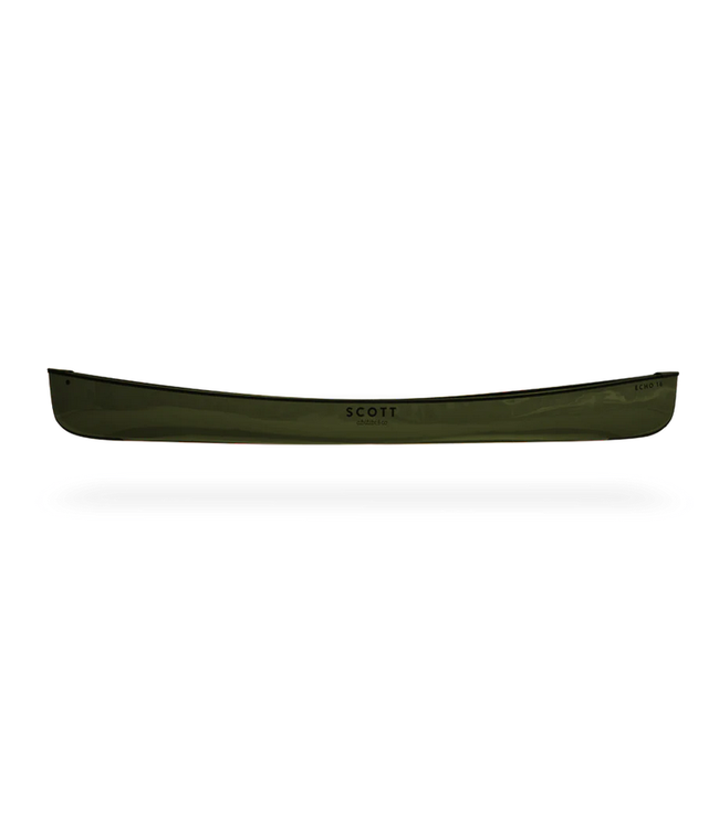 Scott Canoe Abitibi & co. - Scott Canoe - Fiberglass Echo 16' Forest Green with Deep Yoke