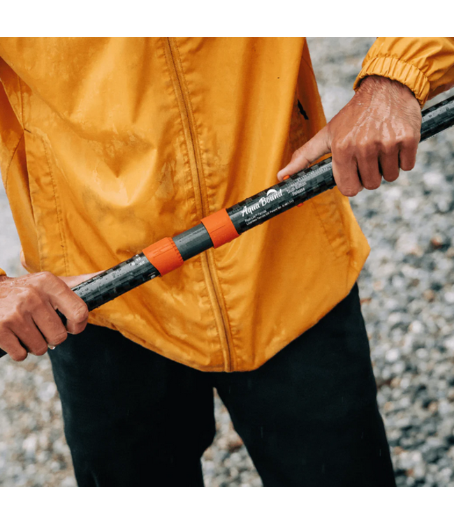 Aqua Bound Aqua Bound Tango Carbon 2-Piece Straight Shaft Posi-Lok With Lam-Lok Kayak Paddle