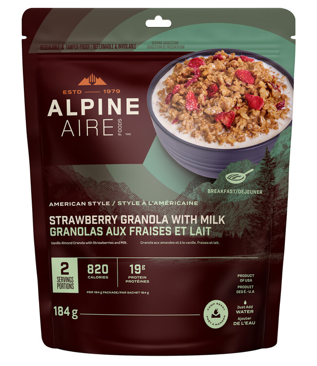 AlpineAire AlpineAire Strawberry Granola with Milk