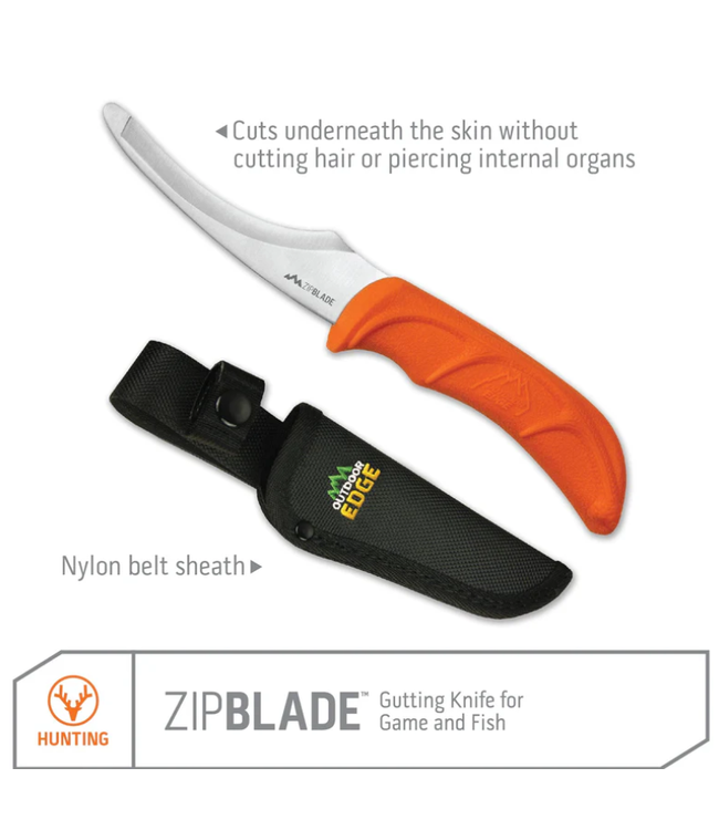 Outdoor Edge Outdoor Edge ZipBlade Fixed Gutting Knife