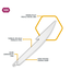 Outdoor Edge Outdoor Edge 5" Boning Fillet Replacement Blades - 6 Pack