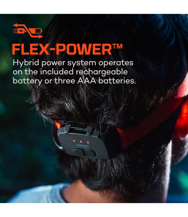 Nebo NEBO Curvbeam 600 Lumen Flex Headlamp