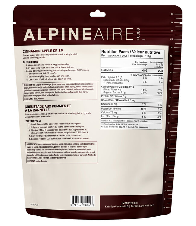AlpineAire AlpineAire Cinnamon Apple Crisp