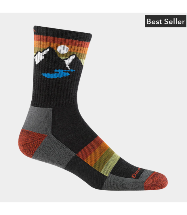 Darn Tough Darn Tough Men's Sunset Ridge Micro Crew Lightweight Hiking Sock - 1997M