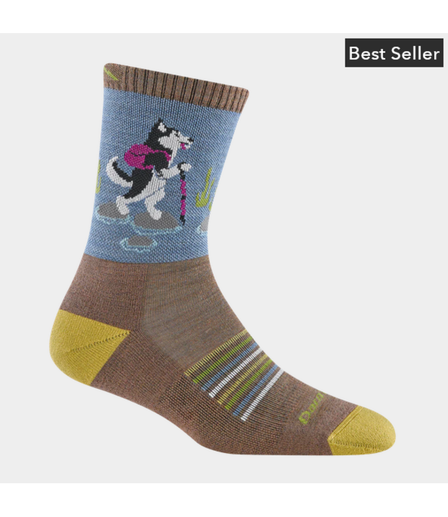 Darn Tough Darn Tough Women's Critter Club Micro Crew Lightweight Hiking Sock - 5001W