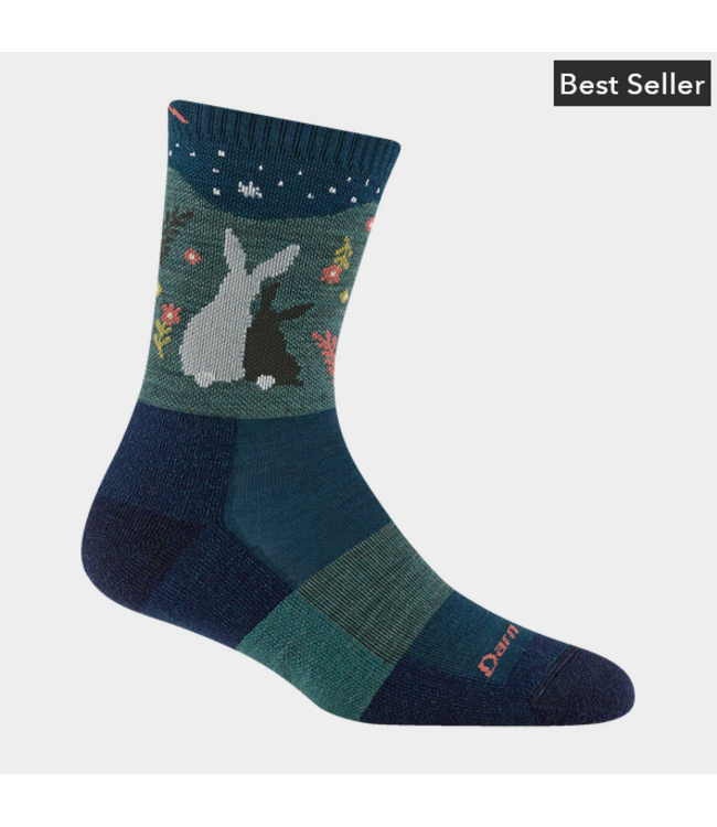 Darn Tough Darn Tough Women's Critter Club Micro Crew Lightweight Hiking Sock - 5001W