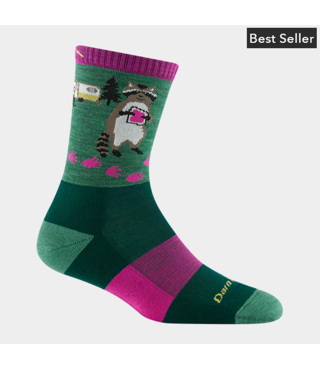 Darn Tough Darn Tough Women's Critter Club Micro Crew Lightweight Hiking Sock - 5001W