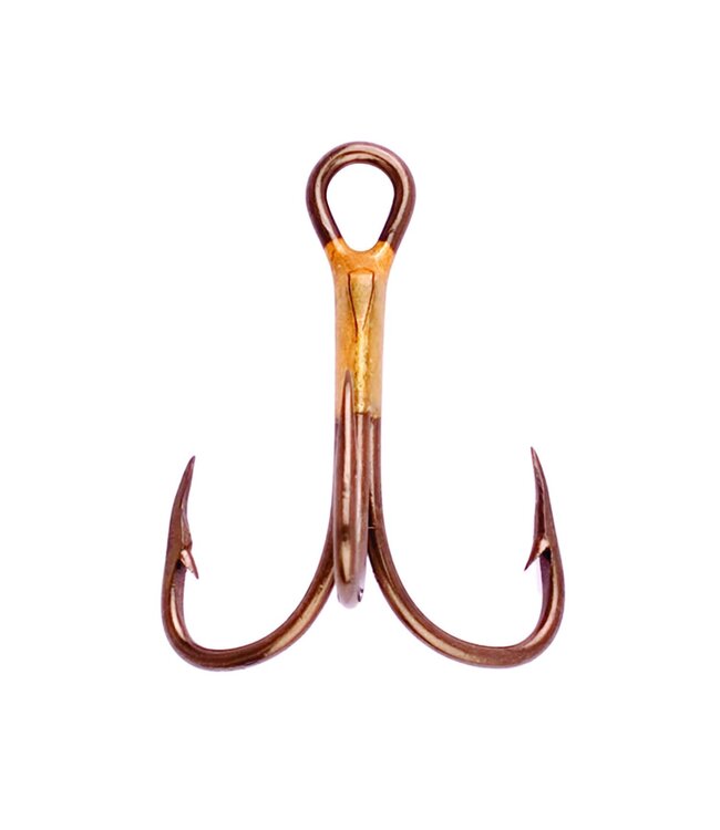 Eagle Claw Eagle Claw Bronze Treble Hook 5pk