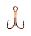 Eagle Claw Eagle Claw Bronze Treble Hook 5pk