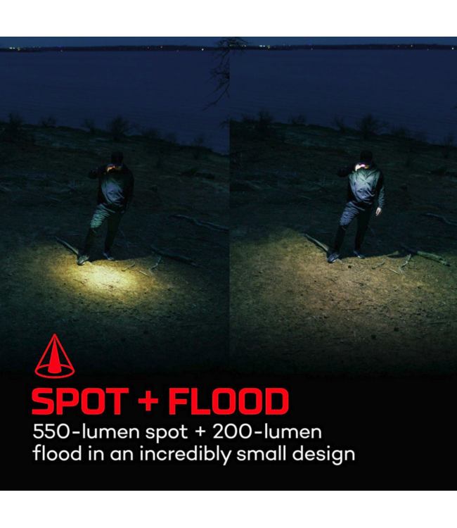 Nebo NEBO Mycro 550+ Lumen Headlamp & Cap Light