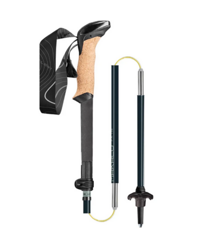 Leki Leki Makalu FX TA Compact Trekking Pole - Blue/Green 100-120cm