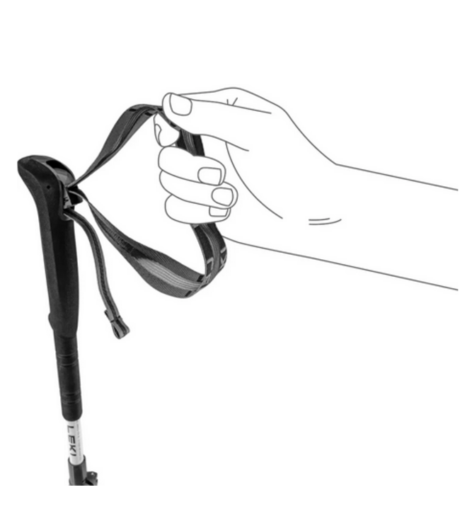 Leki Leki Skytera FX Carbon SL Trekking Pole - White/Black 110-130cm