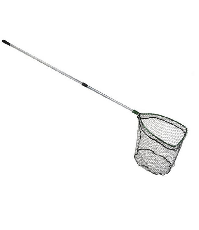Beckman Beckman Coated Landing Net - 18" x 22" x 12" Deep with 4' to 8' Extendable Handle