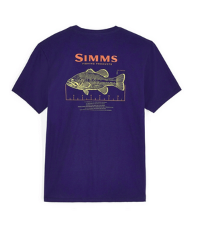Simms Simms Men's Bass Ruler T-Shirt