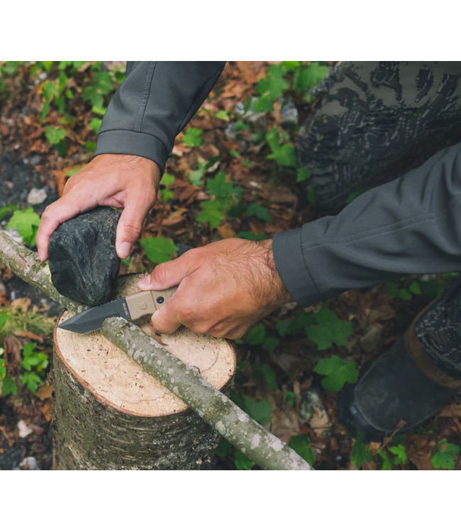 Red Pine Gear Aid Kotu Tanto Knife - Black