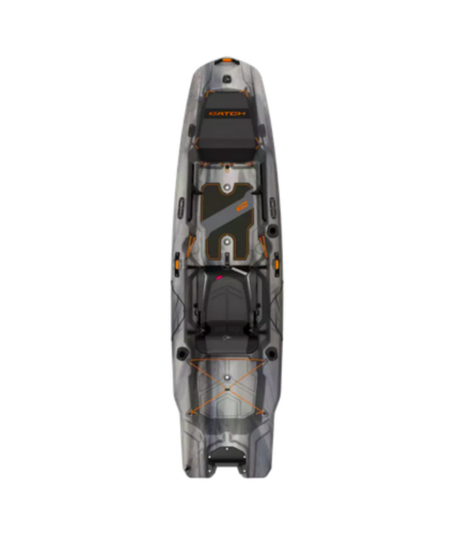 Pelican Pelican Catch Mode110 Fishing Kayak - Granite/Magnetic Grey w Transom