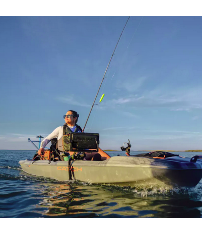 Pelican Pelican Catch Mode110 Fishing Kayak - Granite/Magnetic Grey w Transom