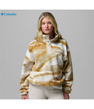 Columbia Columbia Women's Helvetia II Printed Cropped Half Snap Fleece Pullover