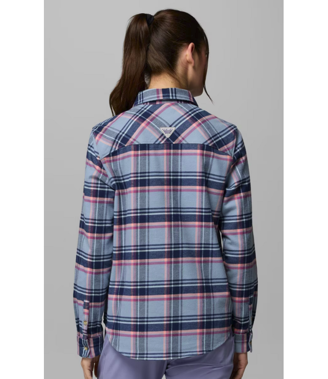 Columbia Columbia Women's PFG Topwater Tech Flannel Long Sleeve Shirt