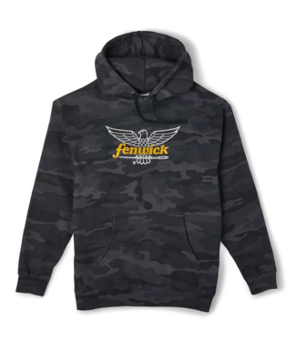 Fenwick Fenwick Logo Camo Pullover Fleece Hoodie