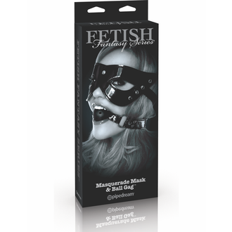 PIPEDREAM MASQUERADE MASK & BALL GAG