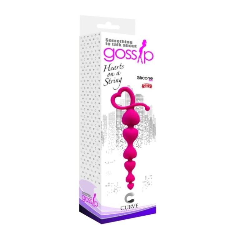 GOSSIP HEARTS ON A STRING  MAGENTA