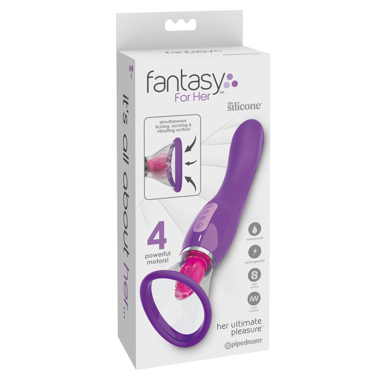 PIPEDREAM FANTASY FOR HER ULTIMATE PLEASURE LICKING PUMP
